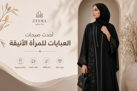 أحدث صيحات العبايات للمرأة الأنيقة